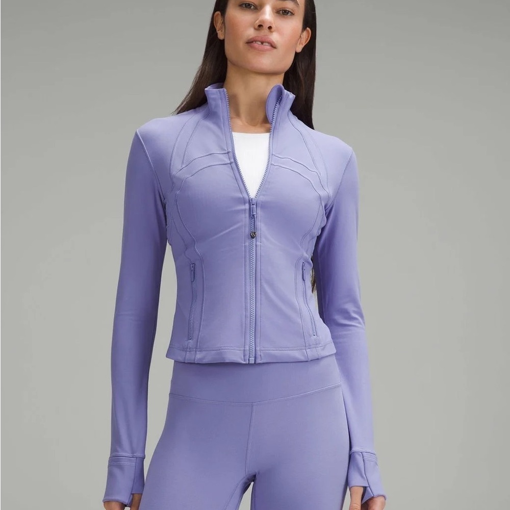 Lululemon Athletica - Nulu Cropped Define Jacket - Dark Lavender - Size 12